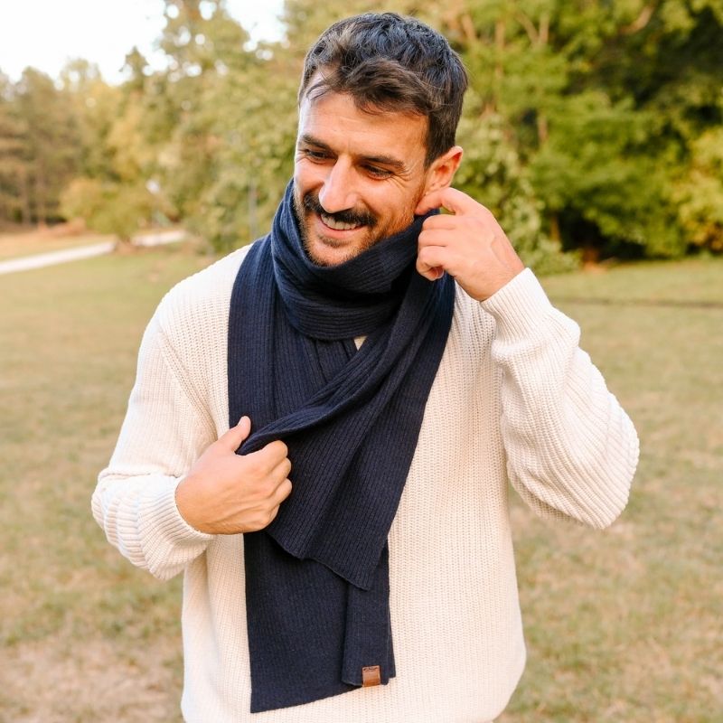 quàng khăn choàng cashmere cho nam